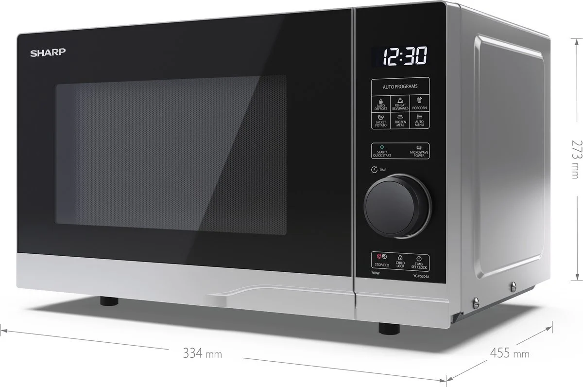 Sharp YC-PS204AE-S magnetron met grill - Image 4