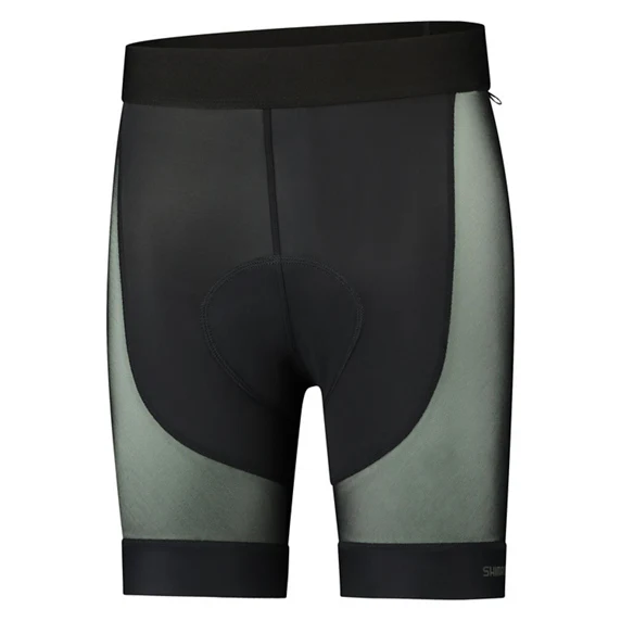 Shimano Passo Trail fietsonderbroek zwart/grijs heren
