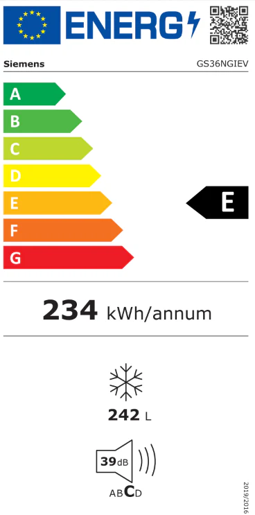 Siemens GS36NGIEV Vriezer met No-frost systeem - Image 13