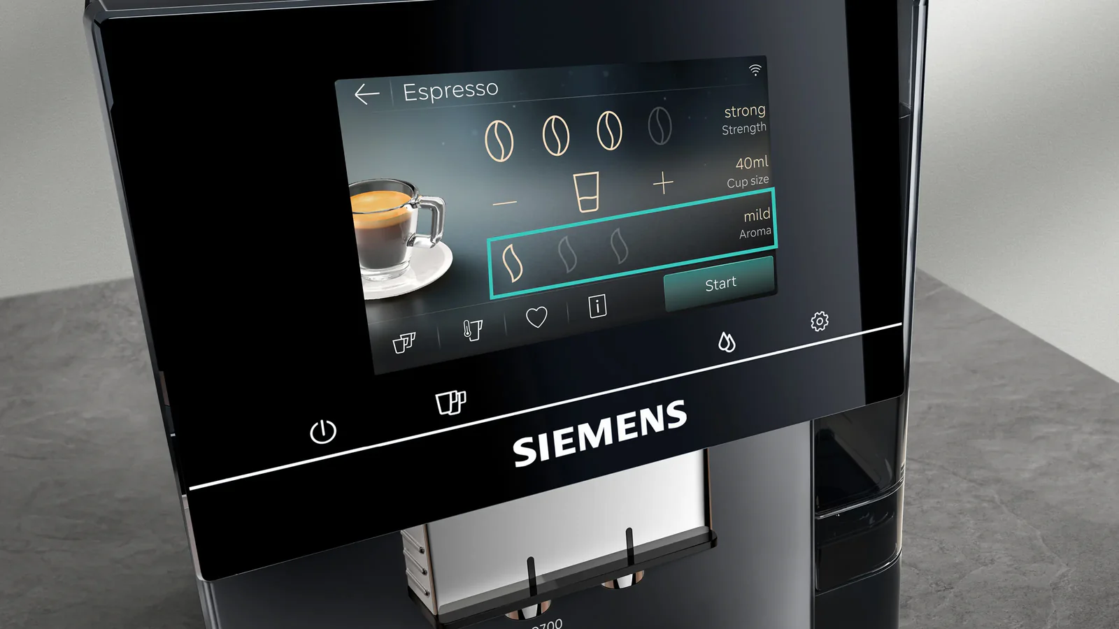 Siemens TP727EF6 Espresso Volautomaat EQ-700 iAroma classic serie - Image 5
