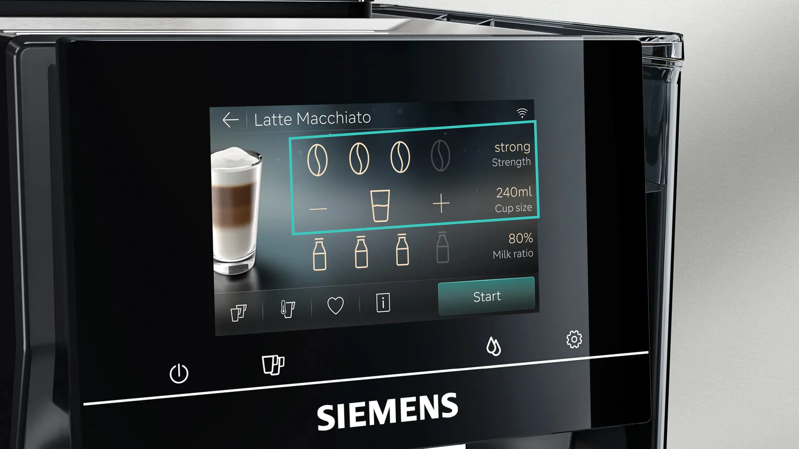 Siemens TP727EF6 Espresso Volautomaat EQ-700 iAroma classic serie - Image 6