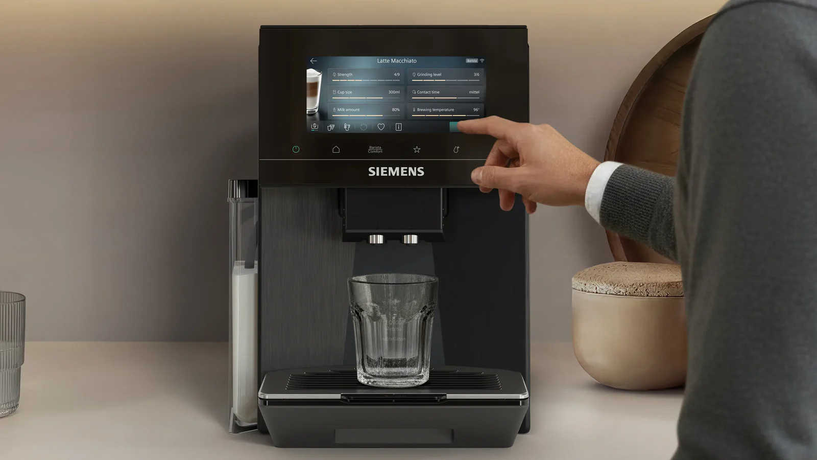 Siemens TQ927EF5 Espresso Volautomaat EQ-900 iAroma classic serie - Image 2