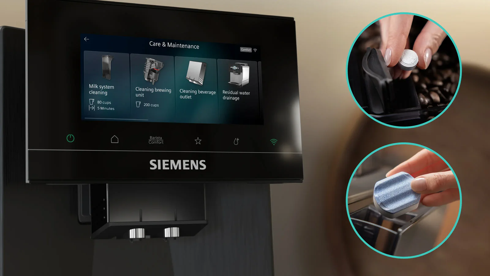 Siemens TQ927EF5 Espresso Volautomaat EQ-900 iAroma classic serie - Image 8