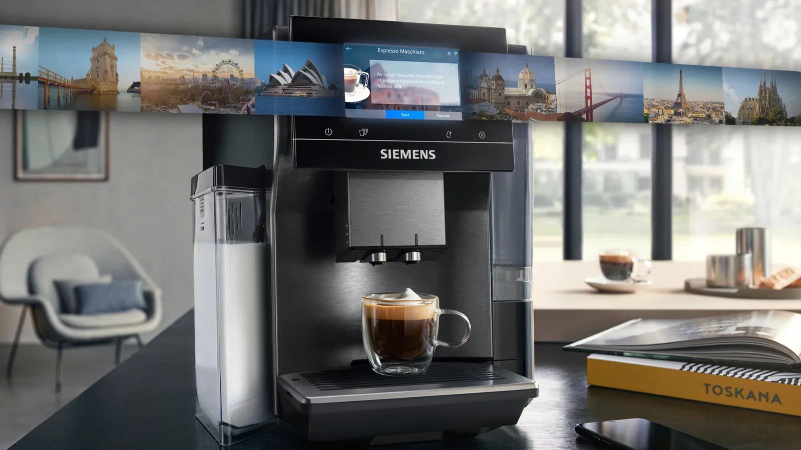 Siemens TQ717DF5 koffiemachine met touchscreen - Image 2