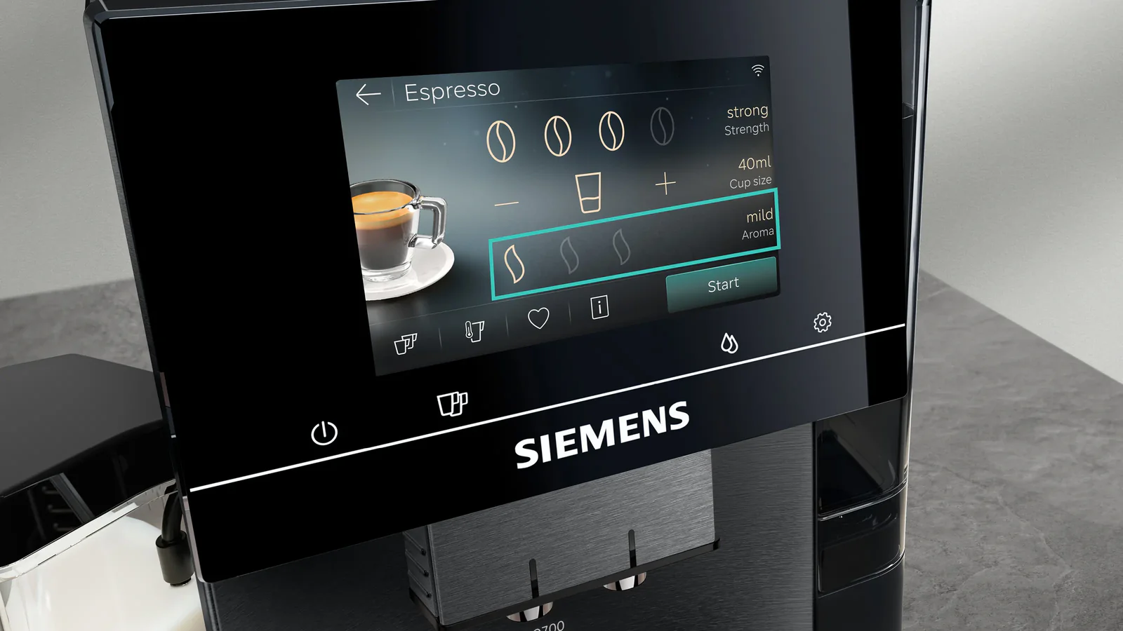 Siemens TQ727EF5 Espresso Volautomaat EQ-700 iAroma classic serie - Image 10