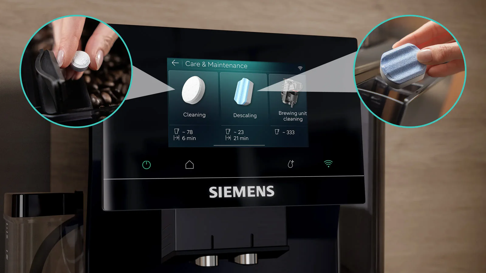 Siemens TQ727EF5 Espresso Volautomaat EQ-700 iAroma classic serie - Image 2