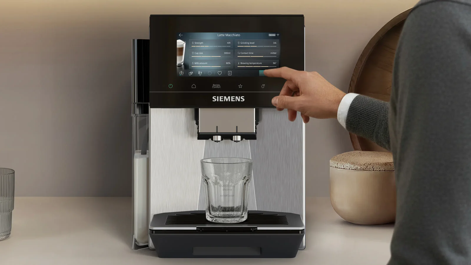 Siemens TQ927FZ3 Espresso Volautomaat EQ-900plus iAroma classic serie - Image 2