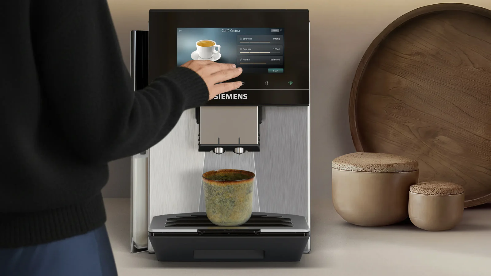 Siemens TQ927FZ3 Espresso Volautomaat EQ-900plus iAroma classic serie - Image 3