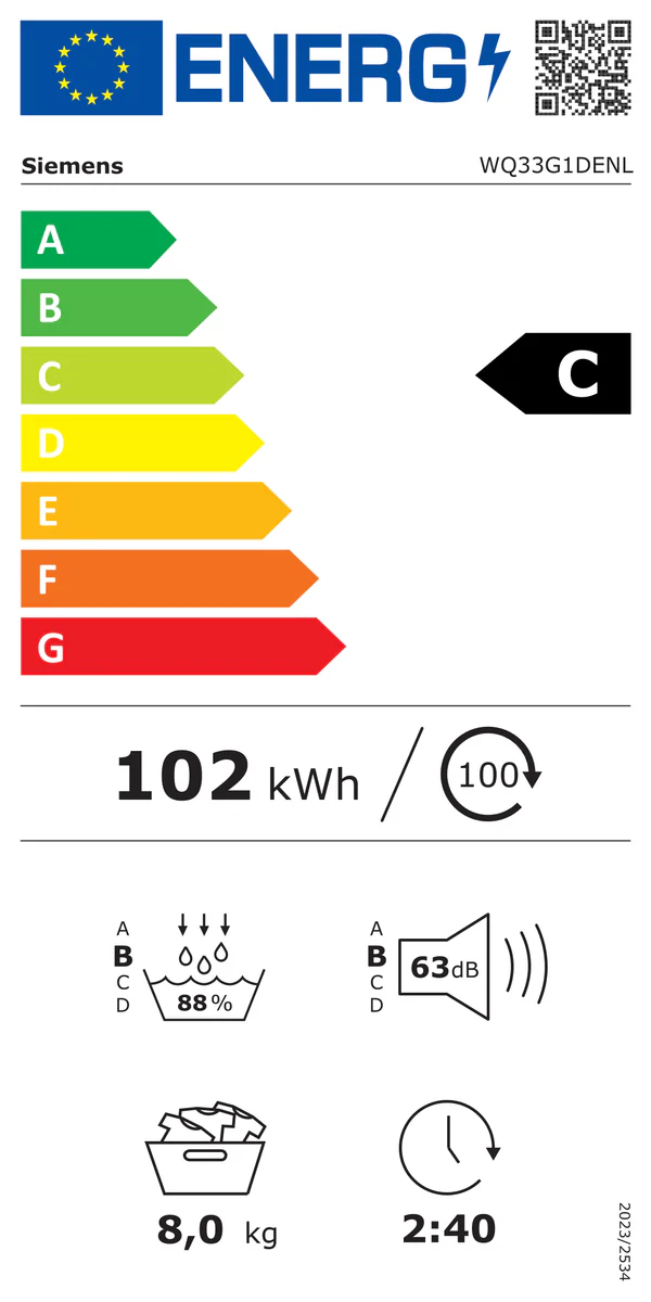 Siemens WQ33G1DENL warmtepompdroger - Image 14