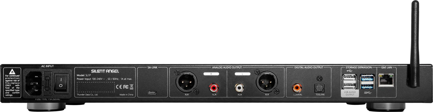 Silent Angel SL1P Streamer digitale input / XLR & RCA Output - Image 2