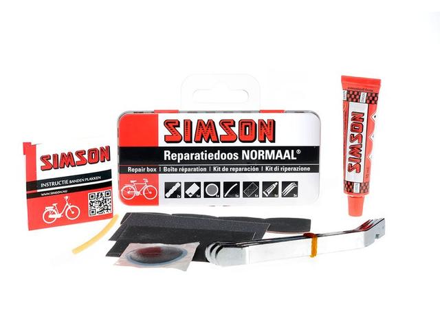 Simson Reparatiedoos Normaal voor reparatie van iedere traditionele fietsband - Image 2