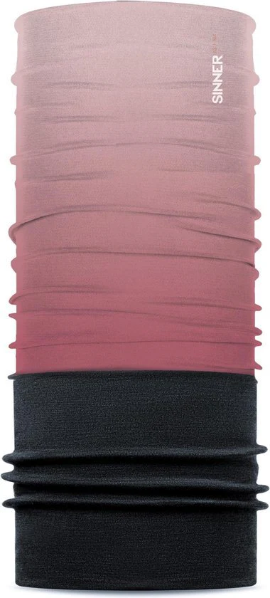 Sinner Gradient Fleece Bandana nekwarmer roze