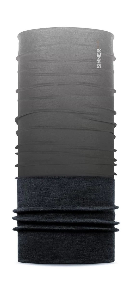Sinner Gradient Fleece Bandana nekwarmer zwart