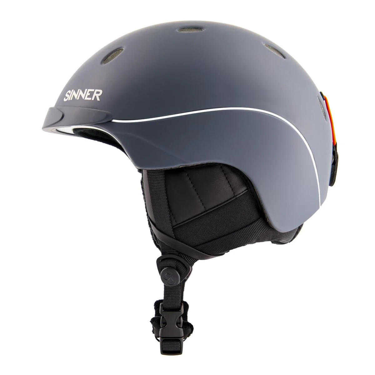 Sinner TITAN Skihelm - Mat Donker Grijs - Image 2