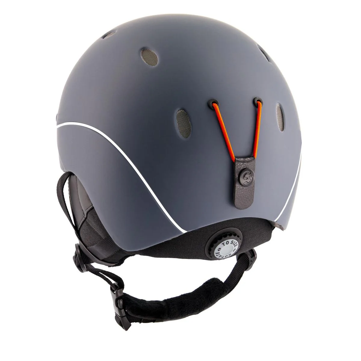 Sinner TITAN Skihelm - Mat Donker Grijs - Image 4