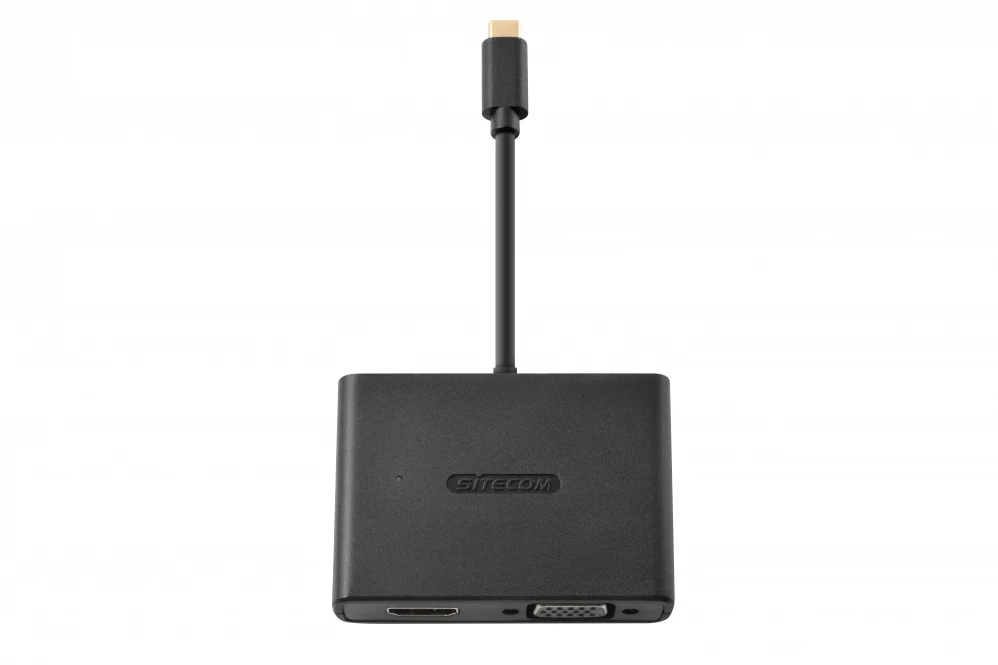 Sitecom CN-364 USB-C to USB+VGA+USB-C 3-in-1 Adapter - Image 2