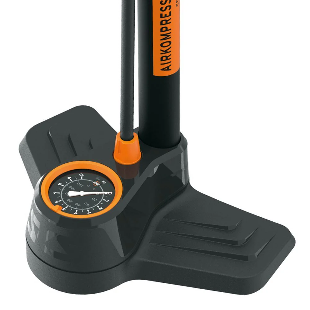 SKS Airkompressor Compact 10.0 Fietspomp - Zwart/Oranje - Image 3
