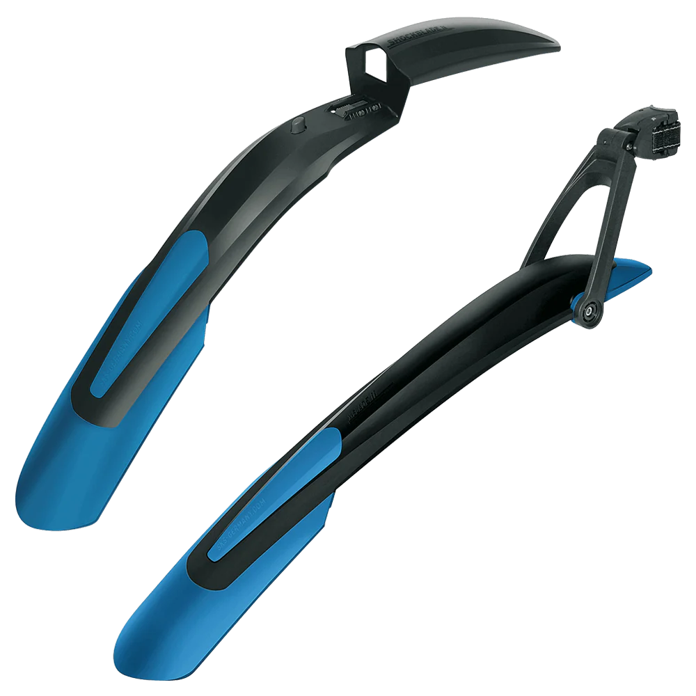 SKS Blade Set Blue 29 inch shockblade & X-Blade spatbordenset blauw/zwart