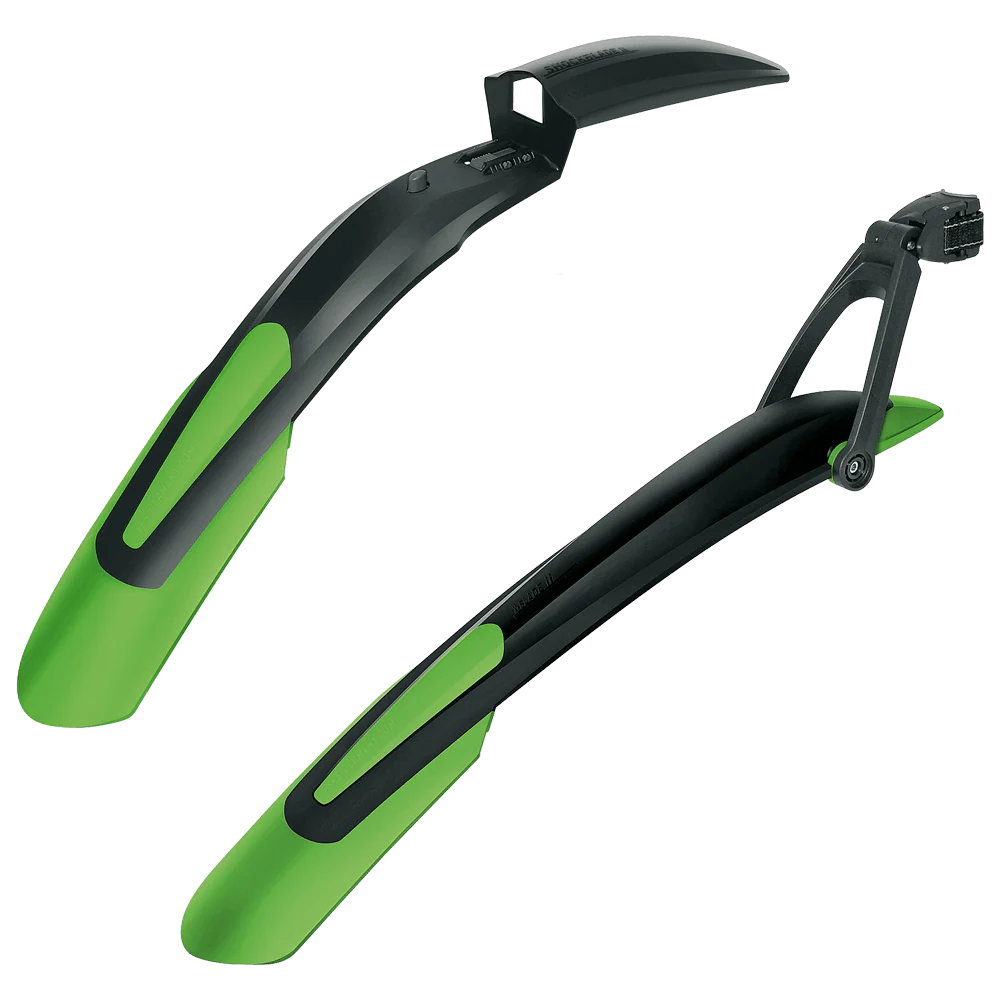 SKS Blade Set Green 29 inch shockblade & X-Blade spatbordenset blauw/zwart