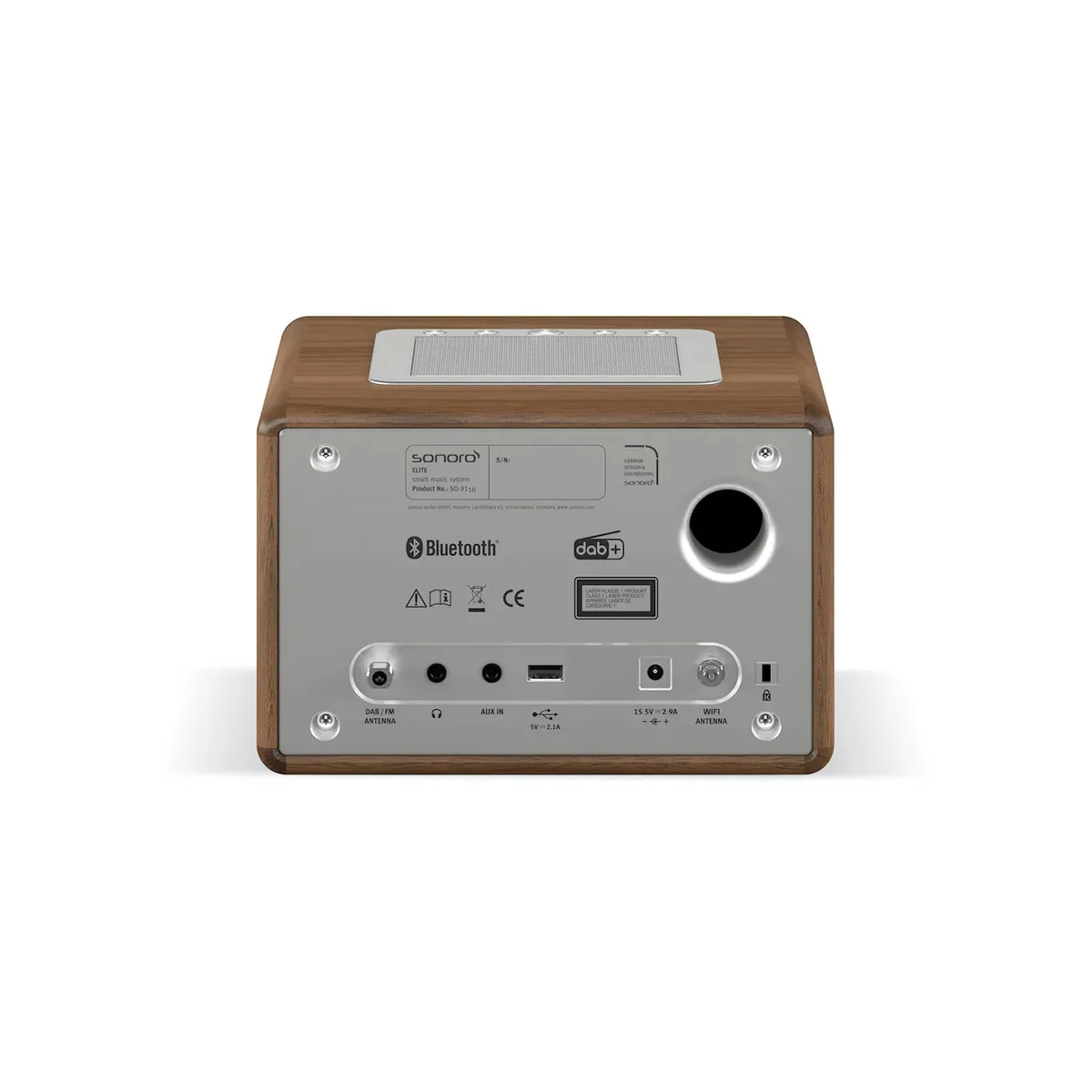 Sonoro Elite walnut wekkerradio met CD-speler en een Smart allrounder - Image 5