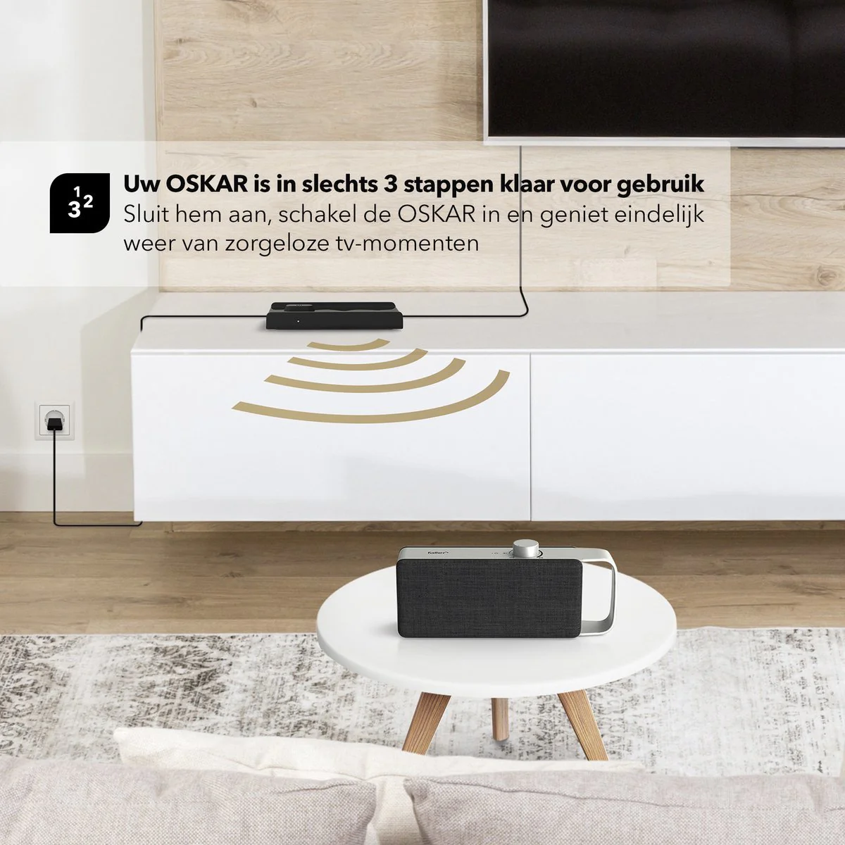 Sonoro Oskar TV speaker maakt het geluid goed verstaanbaar van de Televisie - Image 3