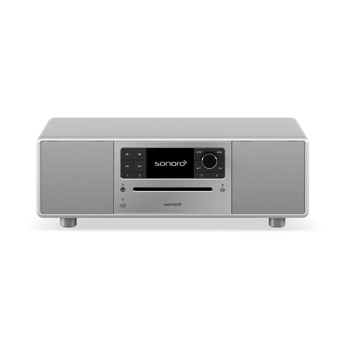 Sonoro PRESTIGE zilver Smart all-in-one audiosystem