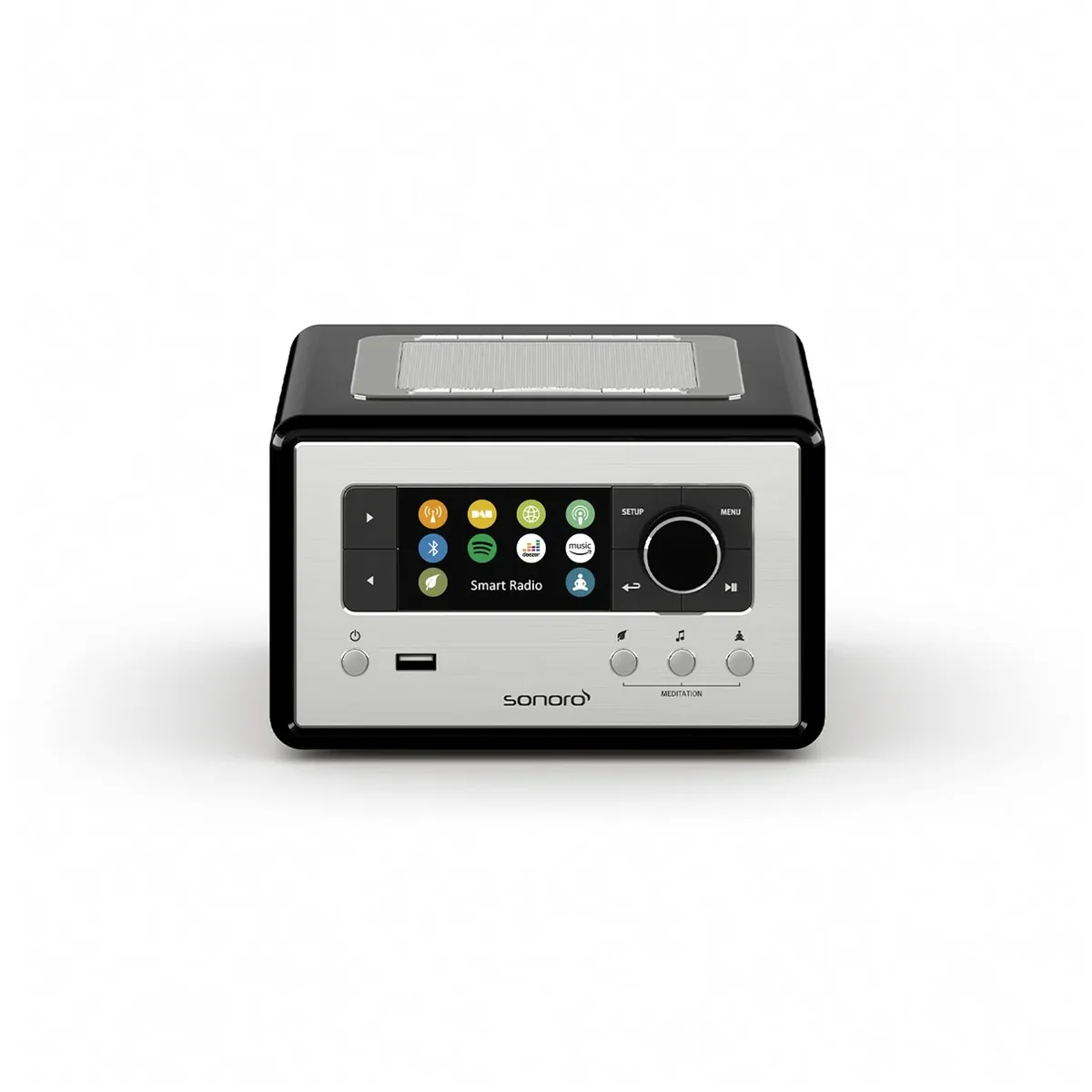 Sonoro Relax zwart zeer compacte Smart radio