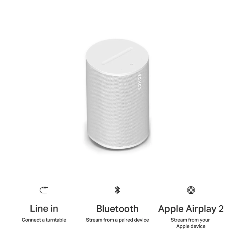 Sonos Era 100 SL wit draadloze luidspreker voor in huis, zonder stembediening - Image 5