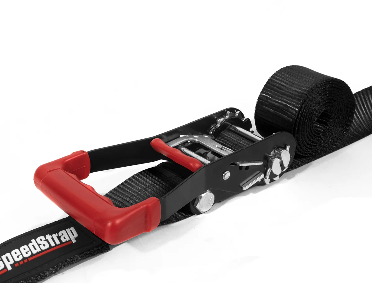 Speedstrap Heavy Duty Kit 50 mm x 3 m spanbandenset met haak en lus (4 stuks) - Image 2