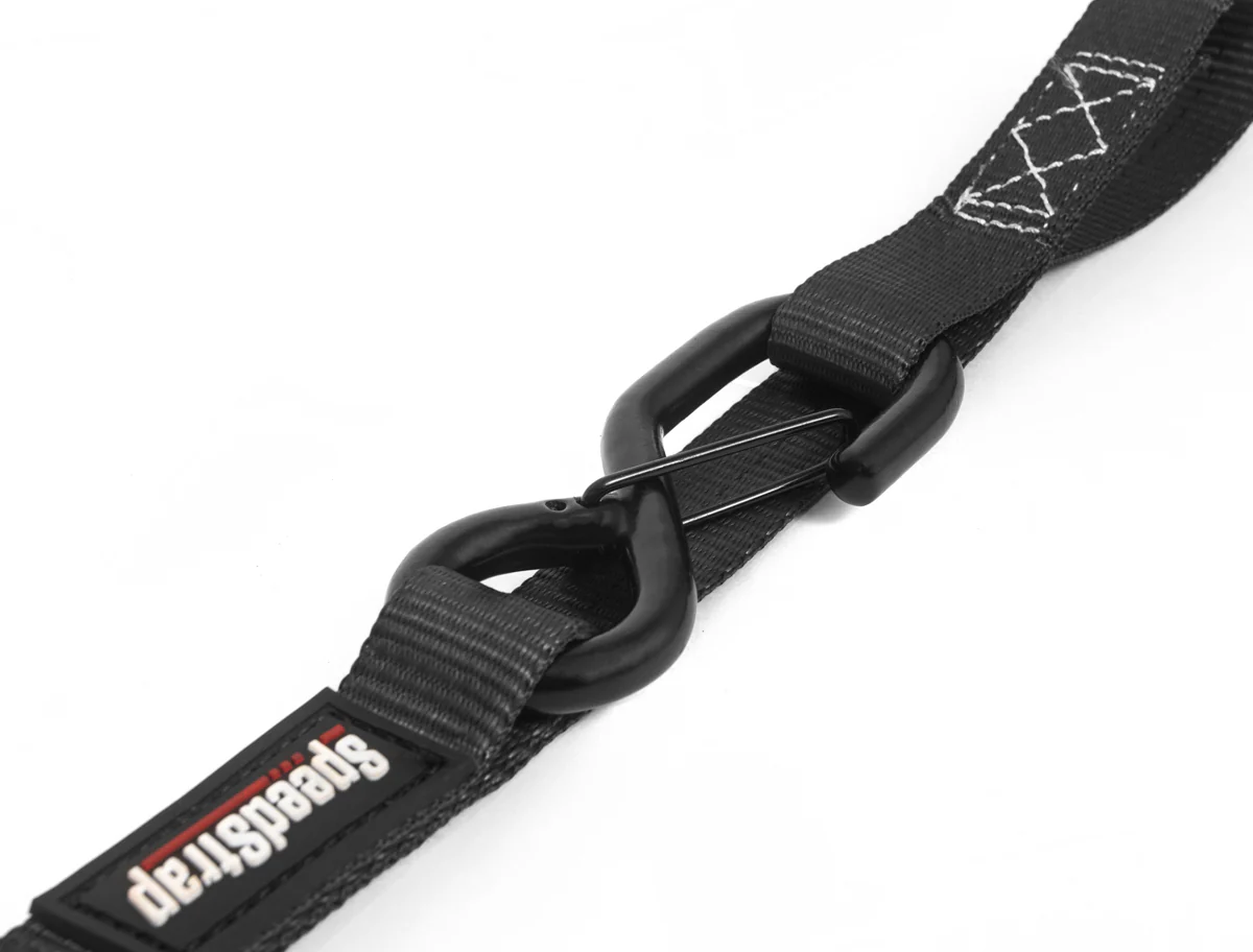 Speedstrap Ratchet Tie-down 25 mm x 4.5 m spanbanden met S-haken en lus (2 stuks) - Image 3