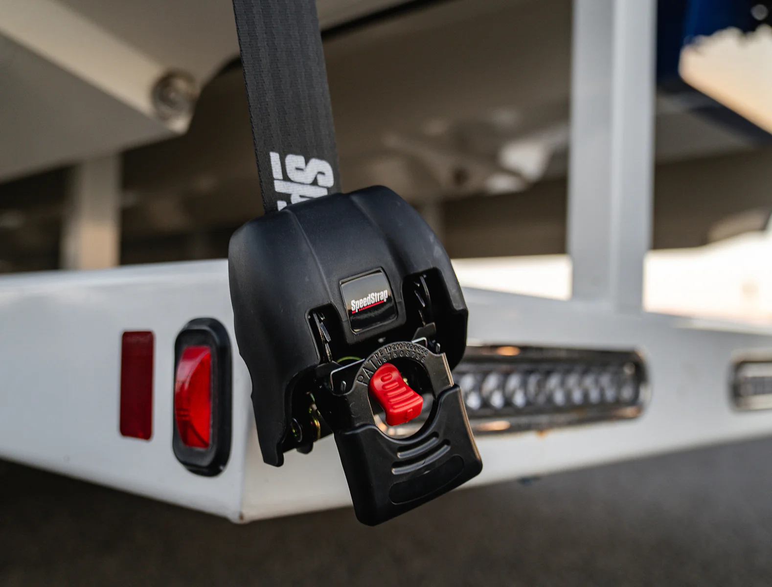 Speedstrap Tie-down automatisch oprolbare spanbanden, stalen ratel (2 stuks) - Image 2