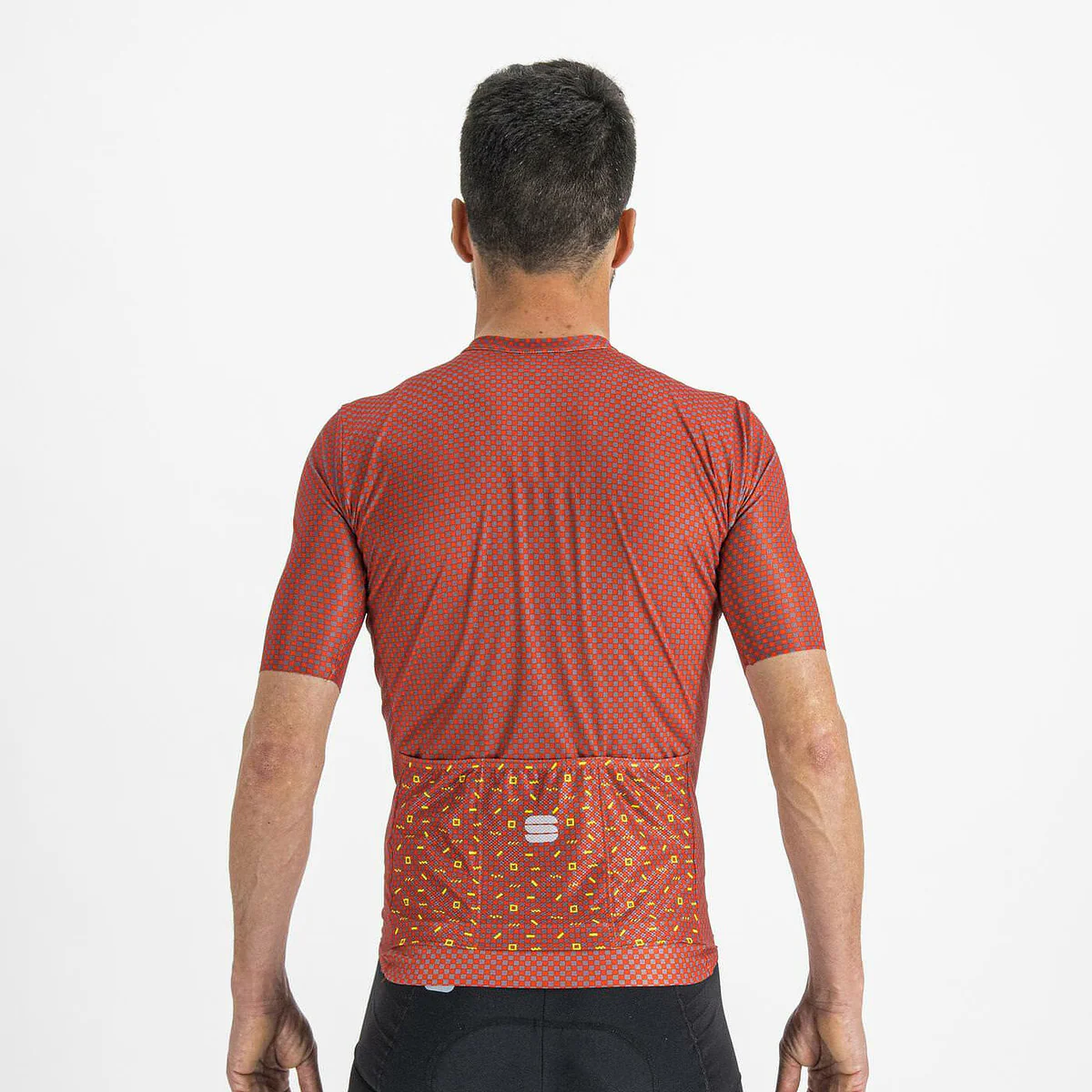 Sportful Checkmate fietsshirt korte mouwen rood heren - Image 2