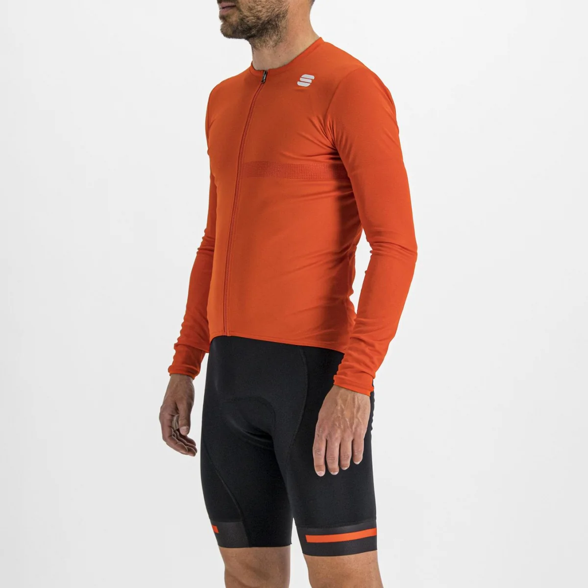 Sportful Matchy fietsshirt lange mouwen rood heren - Image 3
