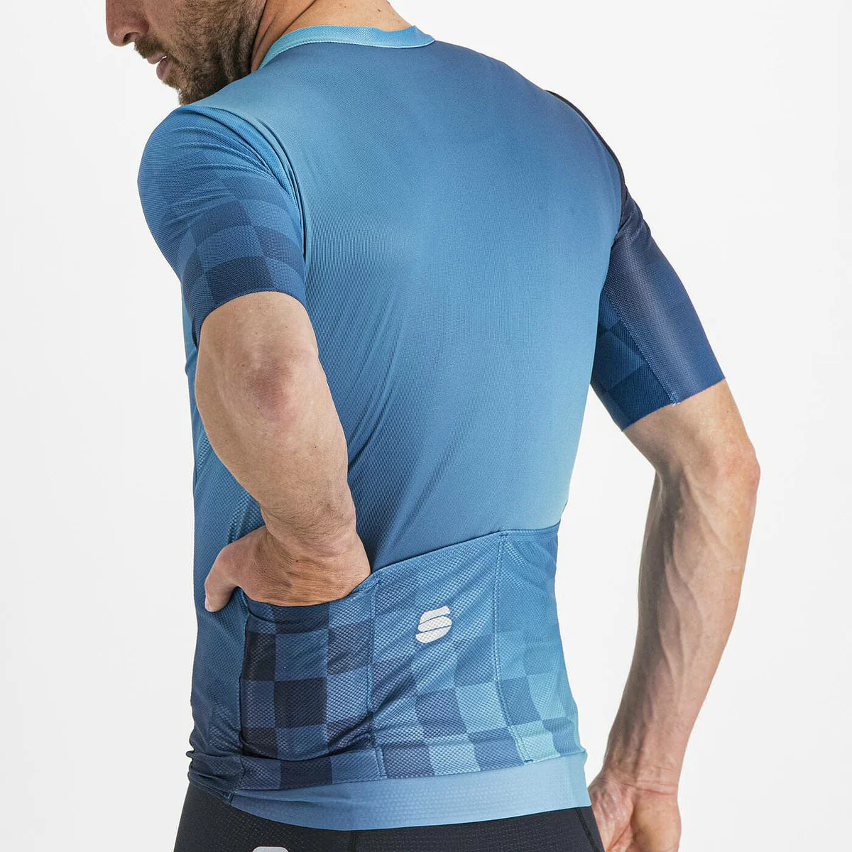 Sportful Rocket fietsshirt korte mouwen blauw heren - Image 5