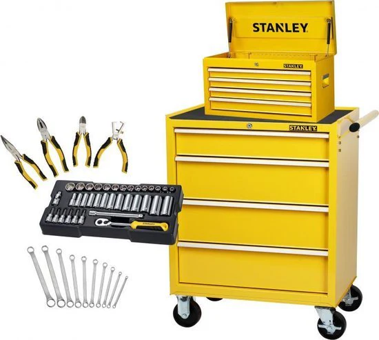 Stanley STMT77667-1 Gereedschapkar 27 inch met Top kist en 3 sets handgereedschap