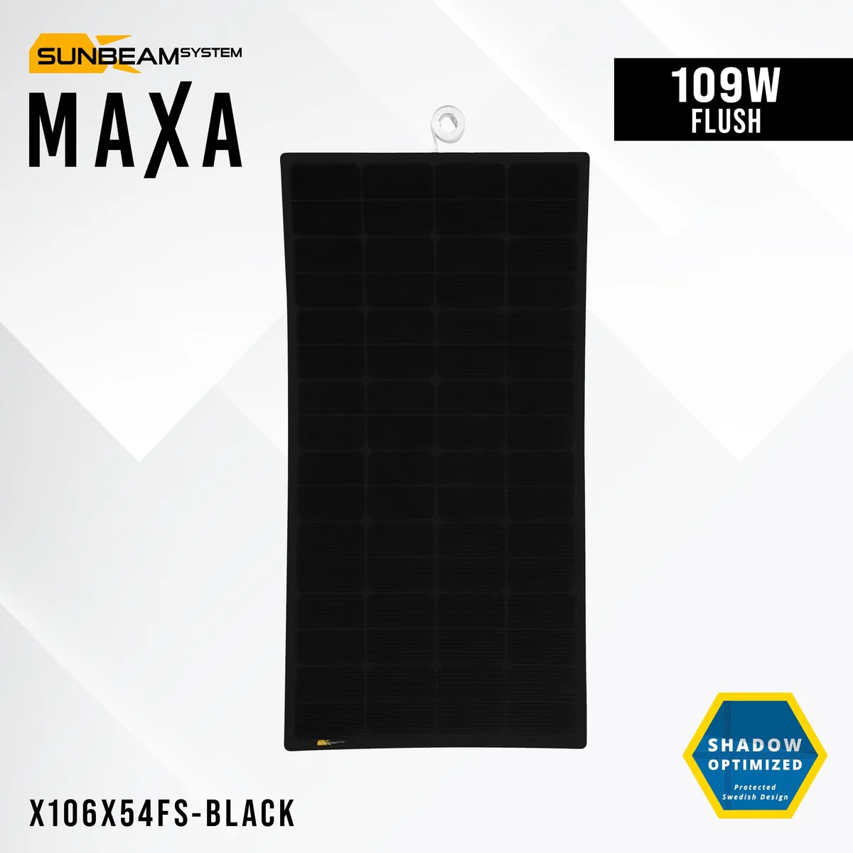 SUNBEAMsystem Maxa 109W Overloopbaar Zonnepaneel 1060 x 540 - Zwart - Image 2