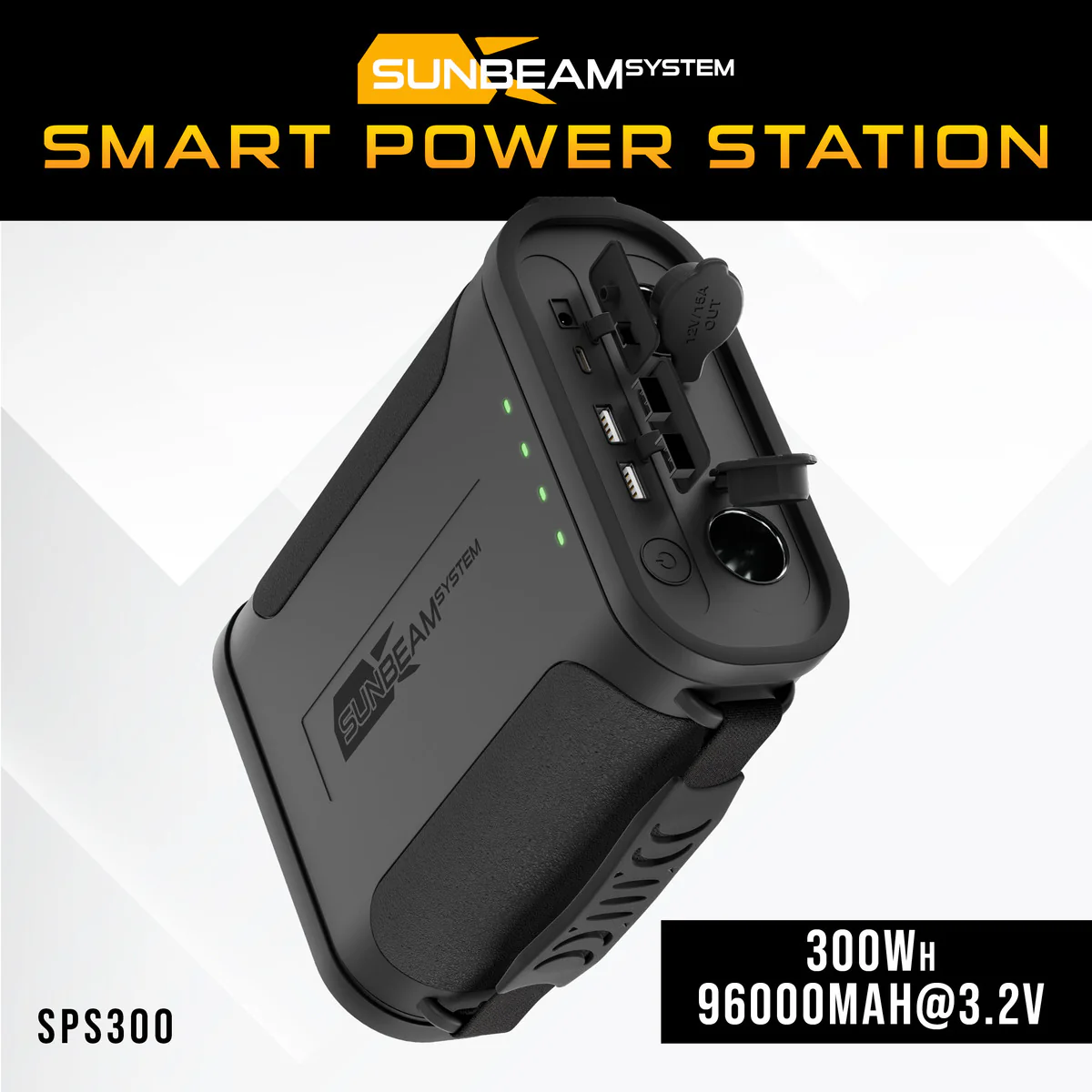 SUNBEAMsystem Smart Power Station Powerbank MPPT 300Wh Gen2