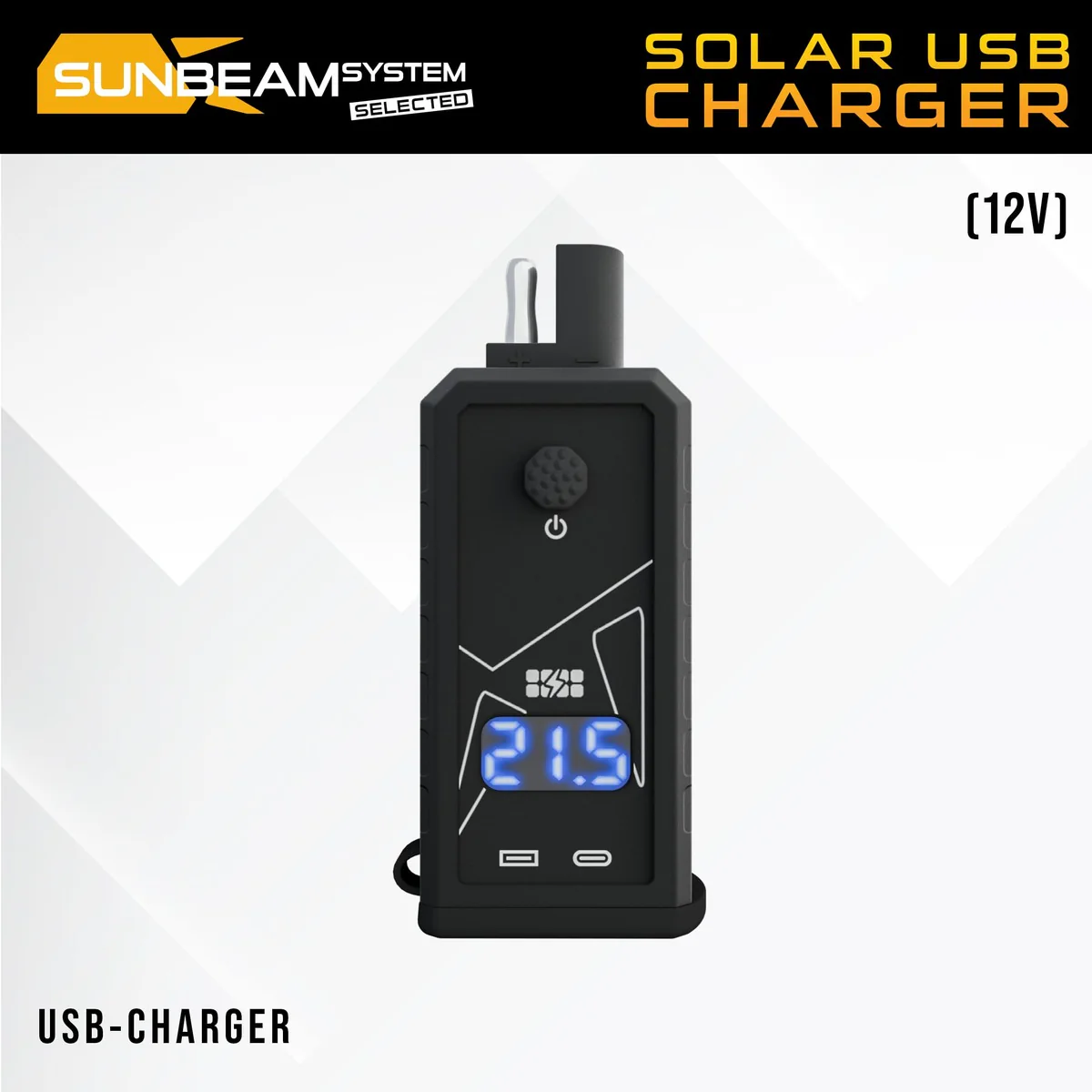 SUNBEAMsystem USB Charger met zonnepaneel aansluiting - Image 4