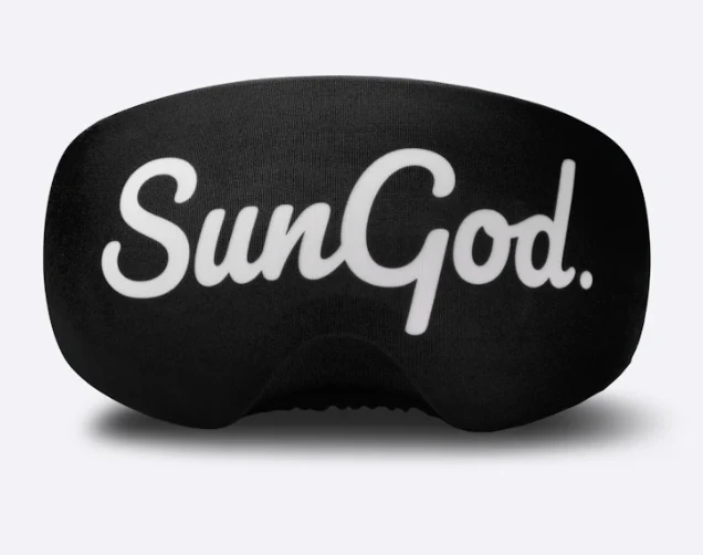 SunGod Goggle Lens Protection Skibril/Snowboardbril Beschermhoes - Zwart