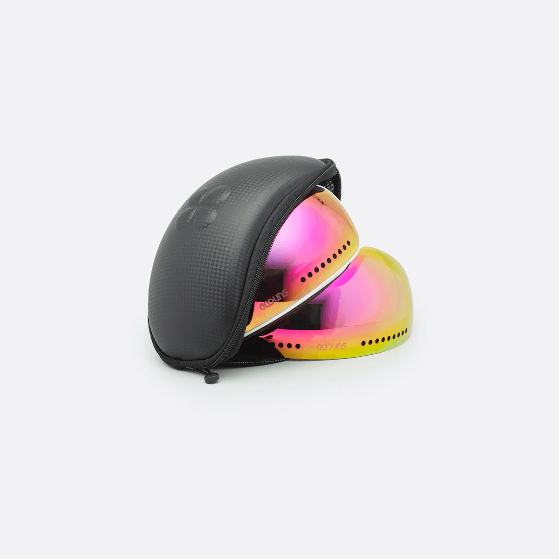 SunGod Vanguard Compact Case Skibril/Snowboardbril Beschermhoes - Zwart - Image 2