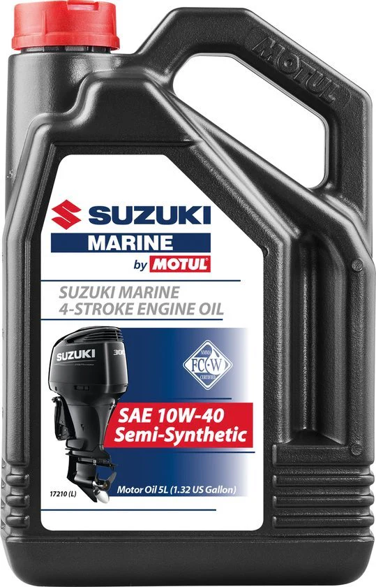 Suzuki Marine 10W-40 4-takt buitenboordmotor olie 5 liter