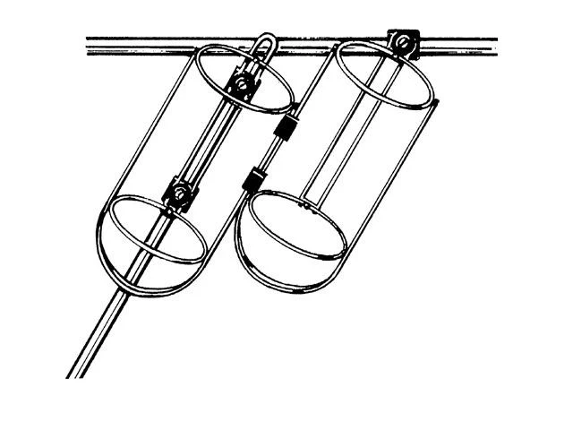 Talamex Railing Connector 30mm "swivel", voor fenderkorf - Image 2