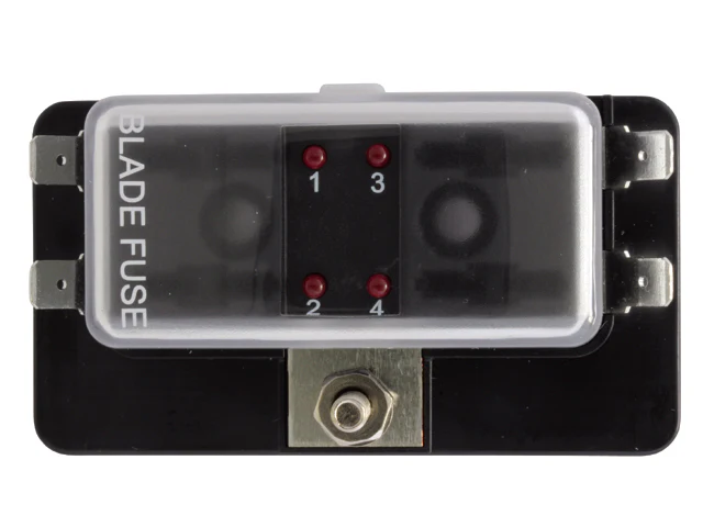 Talamex Zekeringhouder Vlaksteek voor 10 zekeringen max. uit 30Amp