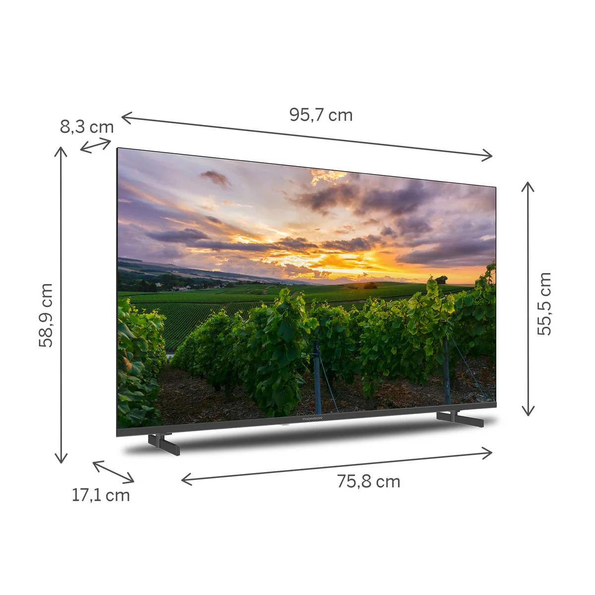 Thomson 43QA2S13 QLED Ultra HD Smart Televisie - Image 2