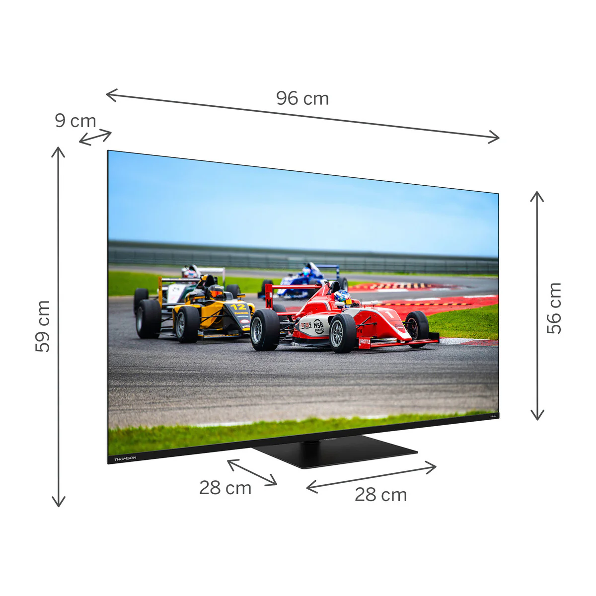 Thomson 43QG7C14 QLED Pro scherm met Google smart TV - Image 2