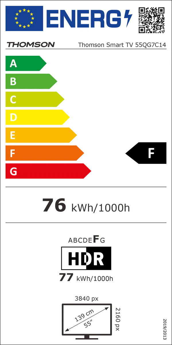 Thomson 55QG7C14 QLED Pro scherm met Google smart TV - Image 8