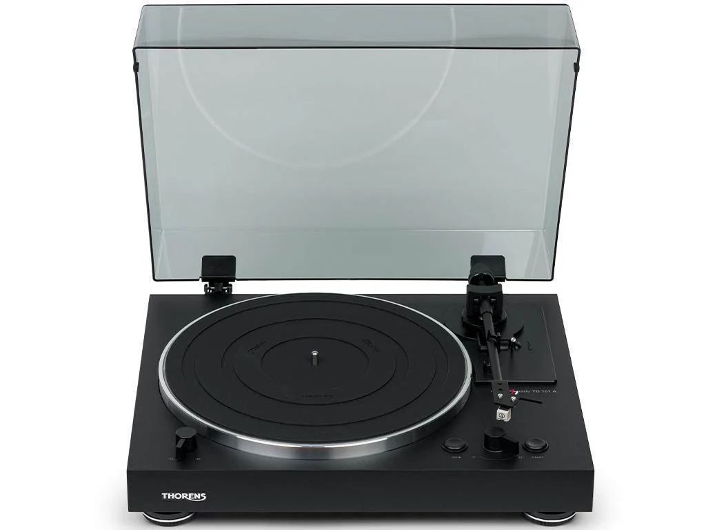 Thorens TD 101A zwart Volautomatische platenspeler