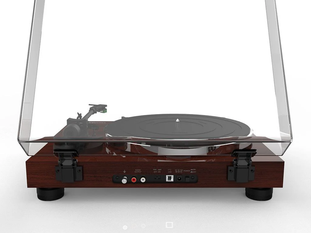 Thorens TD 202 walnoot handmatige snaaraangedreven platenspeler - Image 4