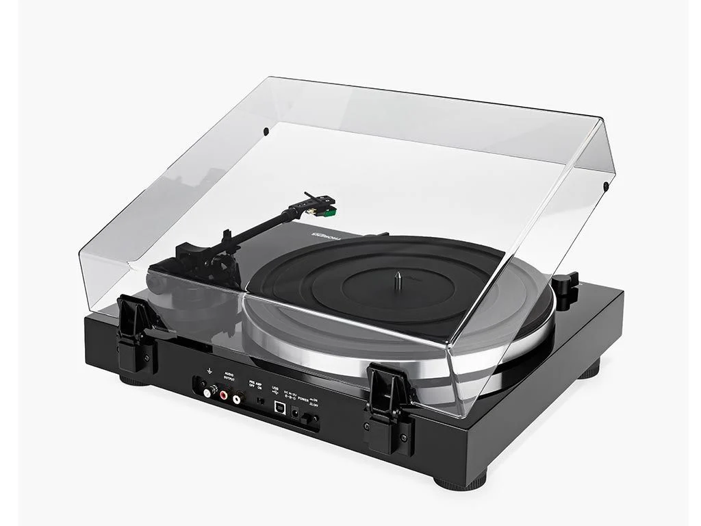 Thorens TD 202 zwart handmatige snaaraangedreven platenspeler - Image 2