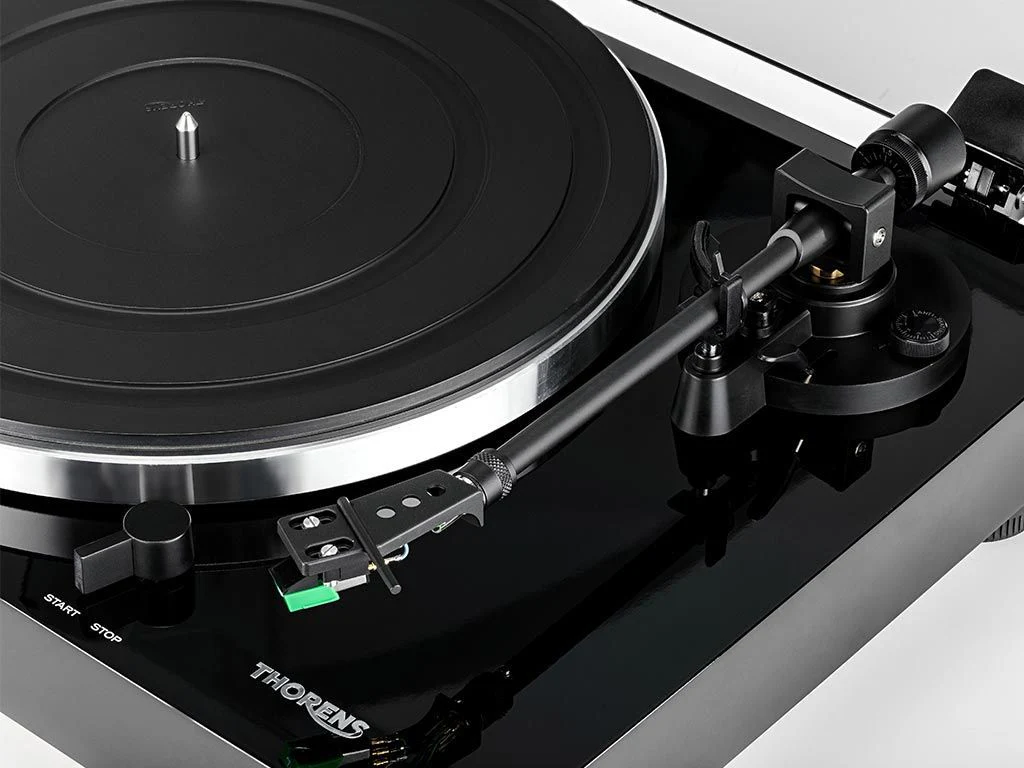 Thorens TD 202 zwart handmatige snaaraangedreven platenspeler - Image 3